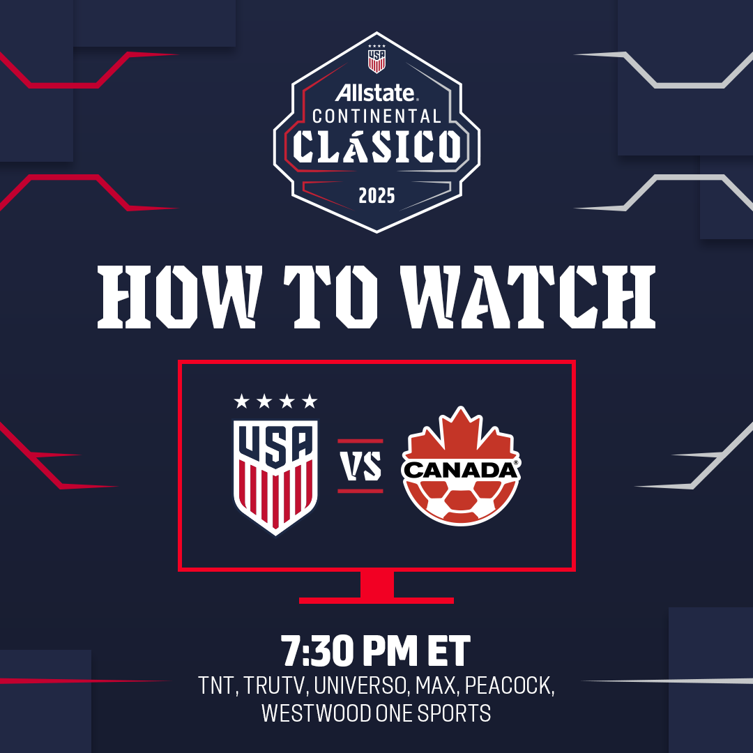 How to Watch: USWNT vs. Canada in Allstate Continental Clásico